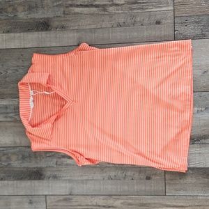 Lady hagen orange gold shirt size medium